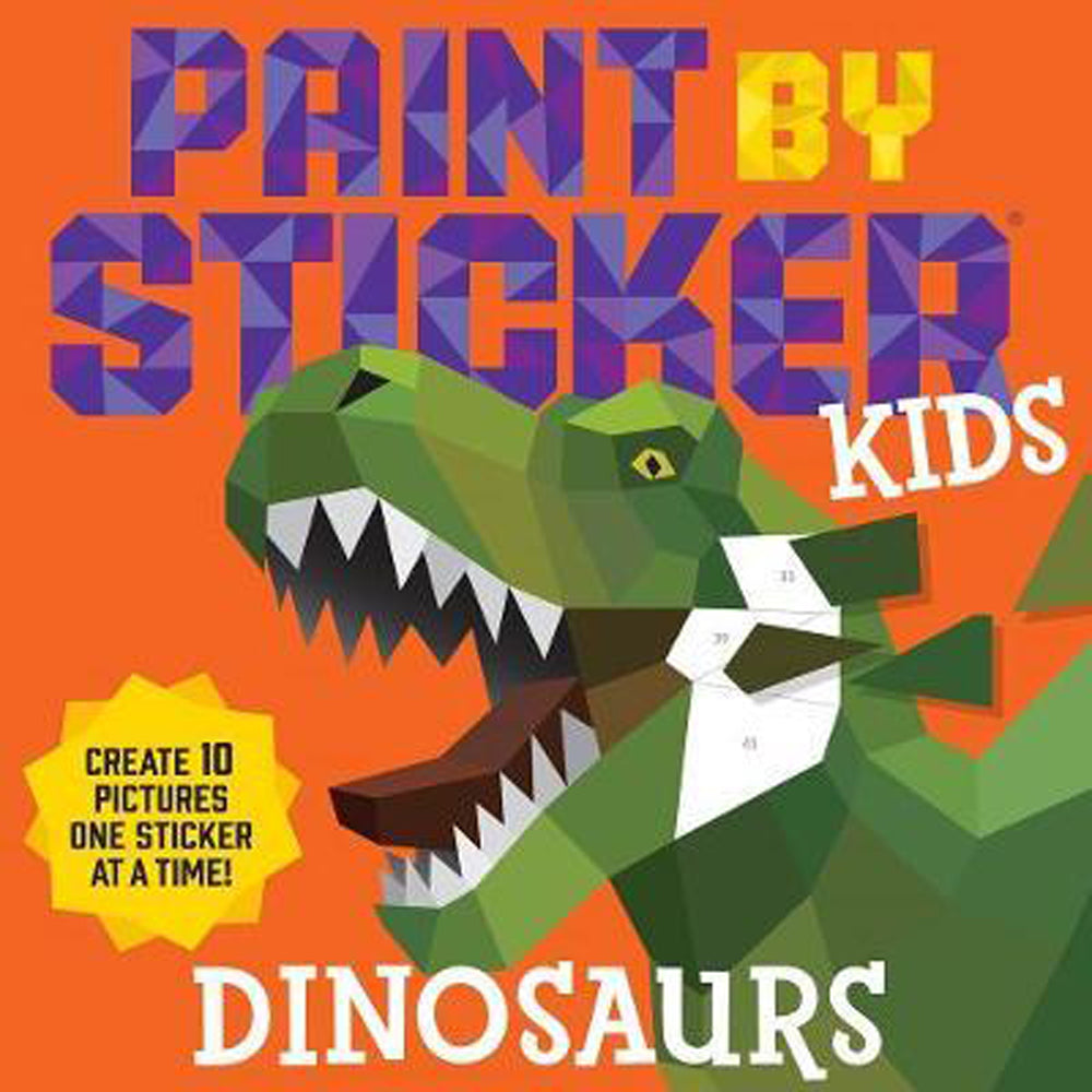Paint By Sticker Dinosaurs Book