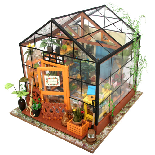 Cathy's Flowerhouse Miniature Greenhouse Robotime Rolife DG104