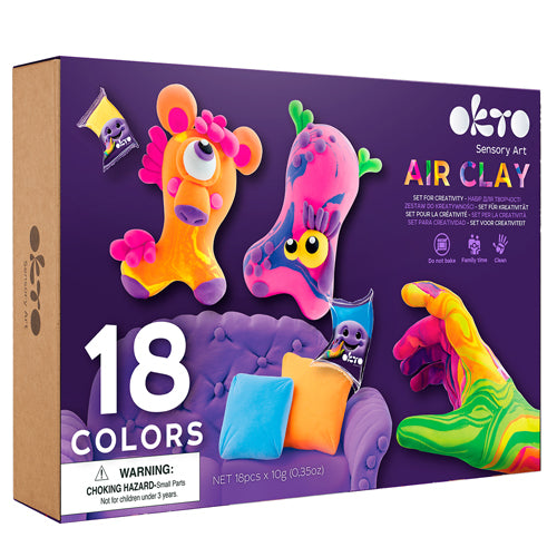 Okto Air Clay 18 Colours Baby Republic