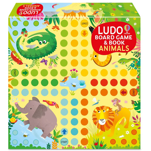 Usborne Animals Ludo Board Game & Book