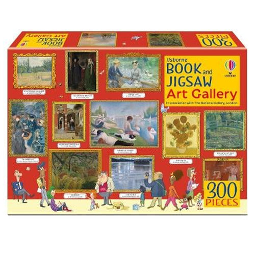 Usborne Art Gallery Book and Jigsaw