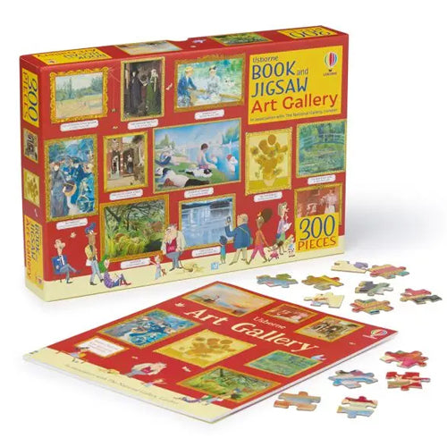 Usborne Art Gallery Book and Jigsaw