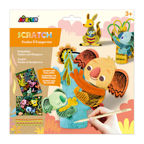 Koalas & Kangaroos Scratch Art | Avenir | Whirligig Toys