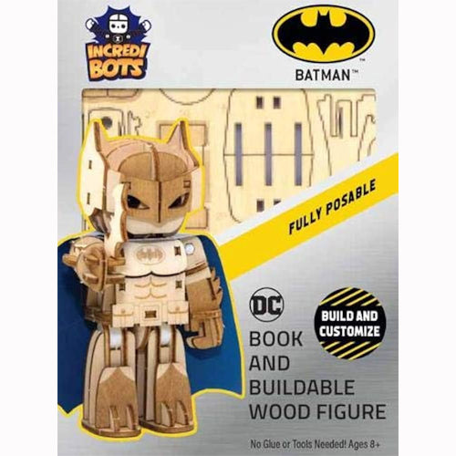 Incredibots Incredibuild Batman Bood and Buildable Wood Figure