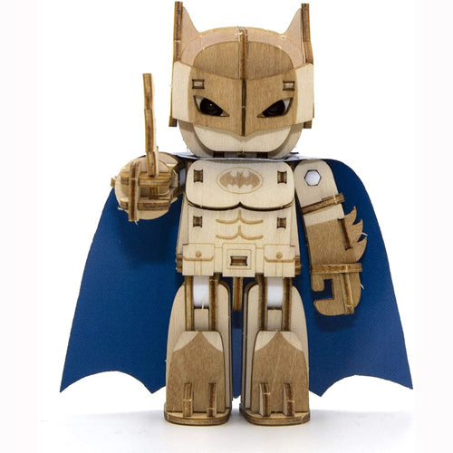 Incredibots Incredibuild Batman Bood and Buildable Wood Figure