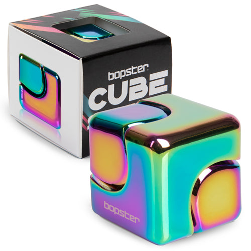 Bopster Spin Cube Multicoloured Metallic