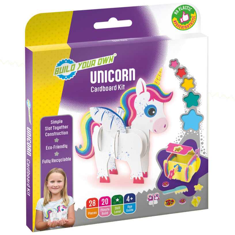 Build Your Own Unicorn Paper Engine Whirligig Toys