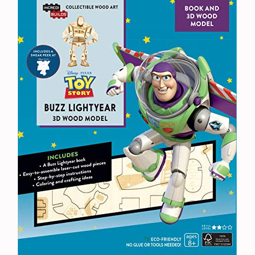 Incredibuild Toy Story Buzz Lightyear Wooden Model