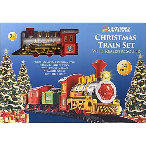 Christmas Train Set with realistic sound