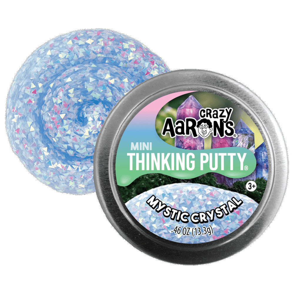 Crazy Aaron's Thinking Putty Mystic Crystal Mini Tin Sensory Fidget