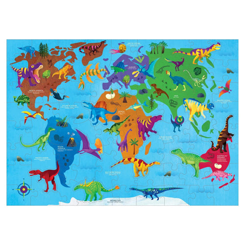 Dinosaur World 80 Piece Jigsaw Mudpuppy