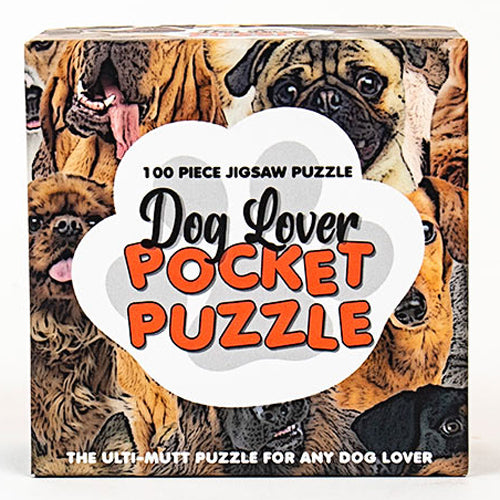 Dog Lover Pocket Puzzle 100 Piece Jigsaw