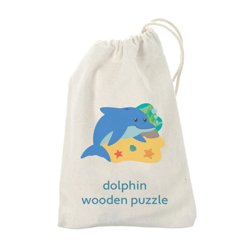 Orange Tree Dolphin 4 Piece Wooden Jigsaw