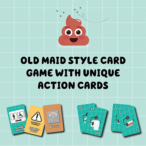 Card game 'Don't Hold It' by Ridley's Games on a teal grid background