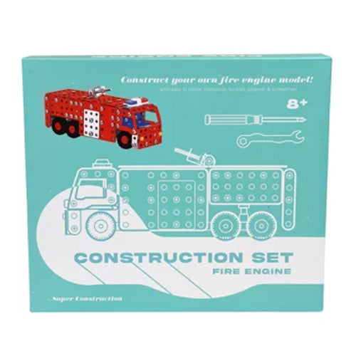 Red fire engine model construction set Rex London