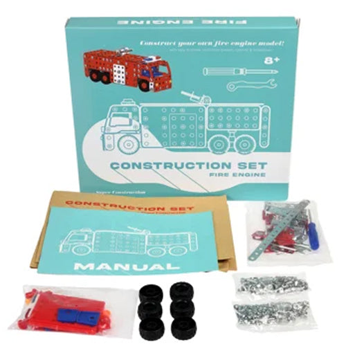 Red fire engine model construction set Rex London