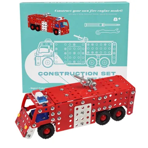 Red fire engine model construction set Rex London