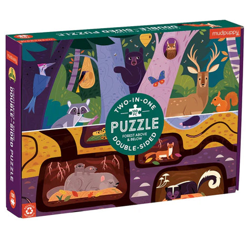 Mudpuppy Forest Above and Below 100 Jigsaw