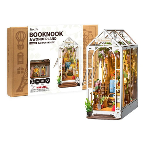 Robotime Rolife Garden House Booknook TGB06