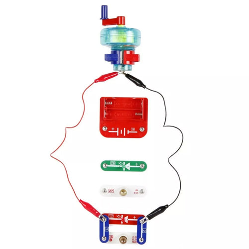 Kikkerland Hand Crank Generator Electric Kit