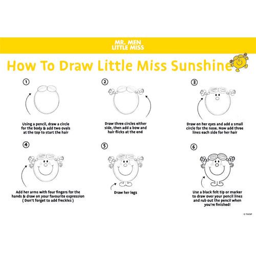 Book titled 'How to Draw Mr. Men' Roger Hargreaves