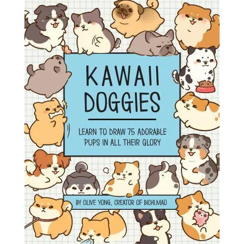 Kawaii Doggie Drawing Book