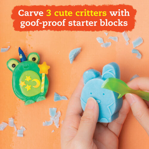 Klutz Carve Wax Animals Whirligig Toys 