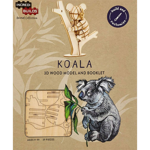 Incredibuild Wooden Koala 3D Model