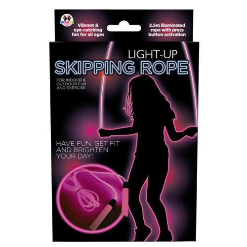 Light up skipping rope pink and blue Whirligig Toys