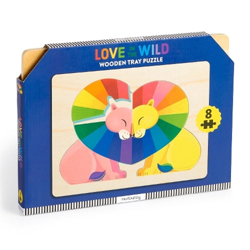 Love In The Wild Wooden Tray Puzzle Mudpuppy