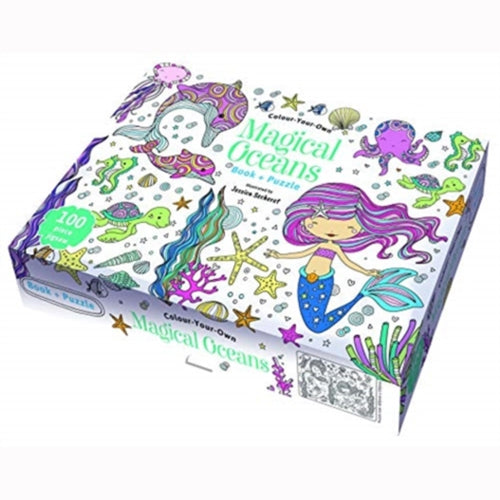 Magical Oceans Colour Your Own Jigsaw Jessica Secheret Lake Press