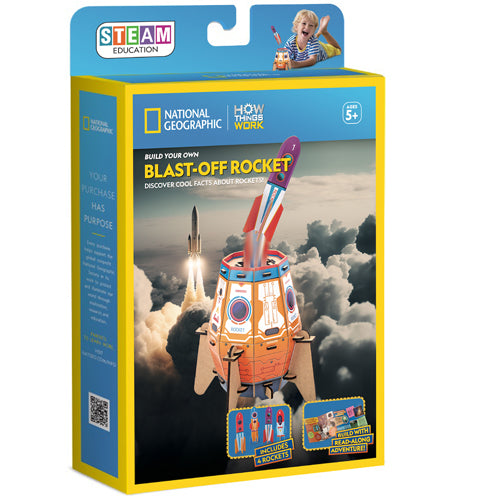 National Geographic Blast Off Rocket STEAM Education How Things Work