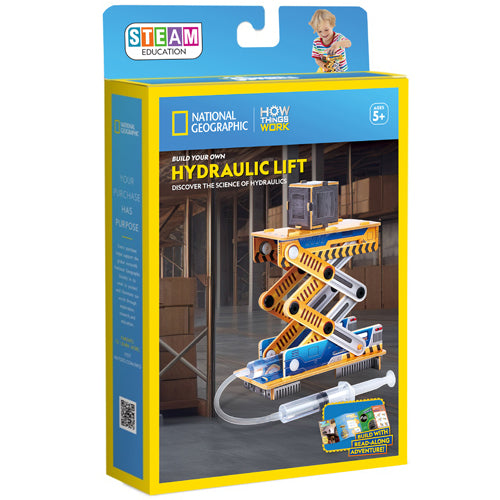 National Geographic Build Your Hydraulic Lift STEAM Education How Things Work