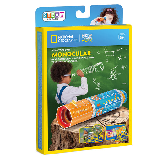 National Geographic Build Your Own Monocular STEAM Education How Things Work