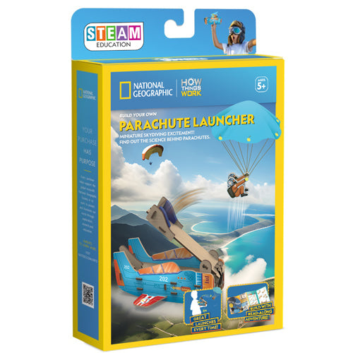 National Geographic Parachute Launcher STEAM Education How Things Work