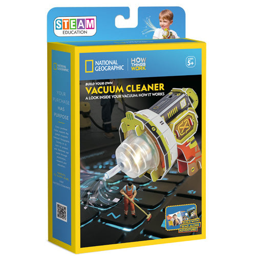 National Geographic Build Your Own Vacuum Cleaner STEAM Education How Things Work