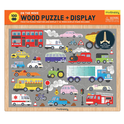 On The Move Wooden 100 Piece Jigsaw Mudpuppy