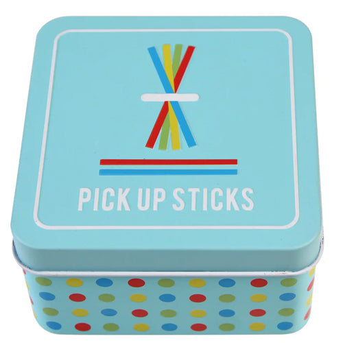 Wooden Pick Up Sticks in a Tin  Rex of London