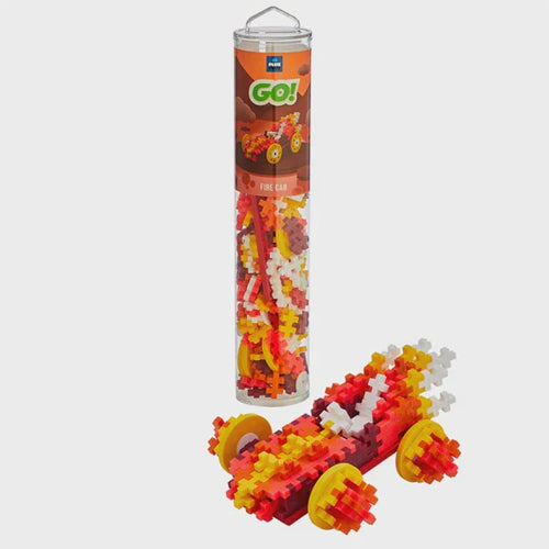 Plus Plus Fire Car 200 Pieces Tube