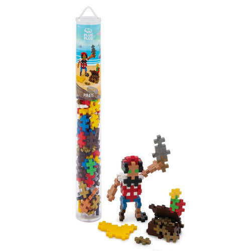 Plus Plus Pirate 100 Brick Tube