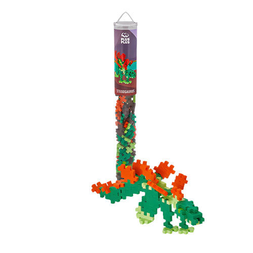 Plus Plus Stegosaurus 100 Bricks Tube