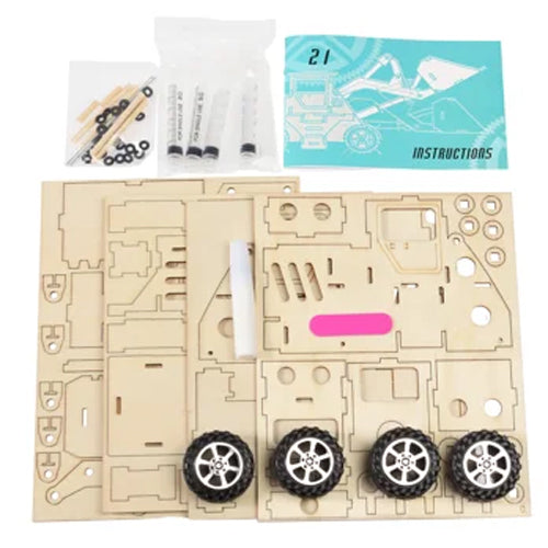 Wooden digger truck kit Rex London