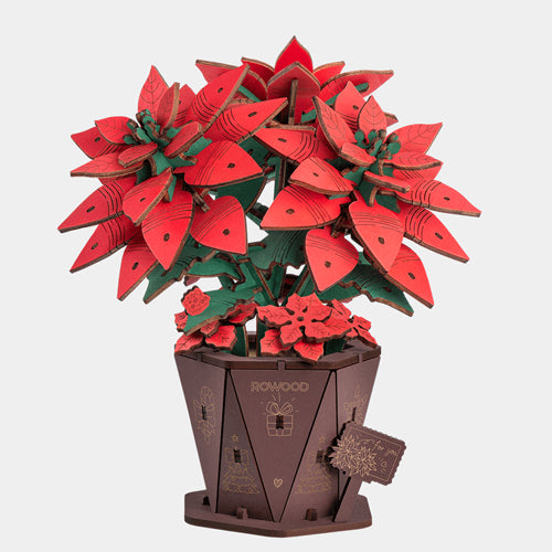 Robotime Wooden Poinsettia TF001