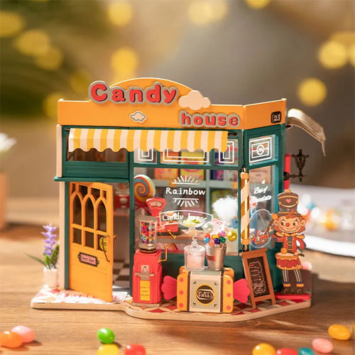 Robotime Rolife Rainbow Candy House DG158