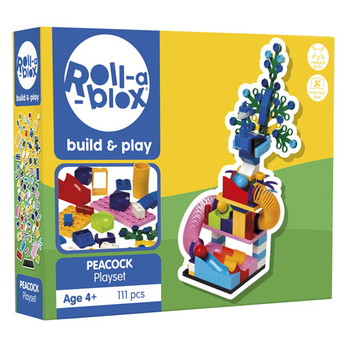 Roll-a-blox Playset Peacock Peterkin Whirligig Toys