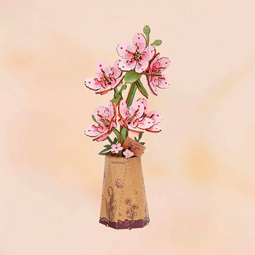 Rowood Pink Sakura Wooden Bloom Craft TW101