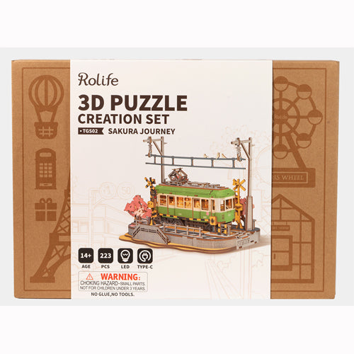 Robotime Rolife 3D Puzzle Creation Set Sakura Journey TGS02