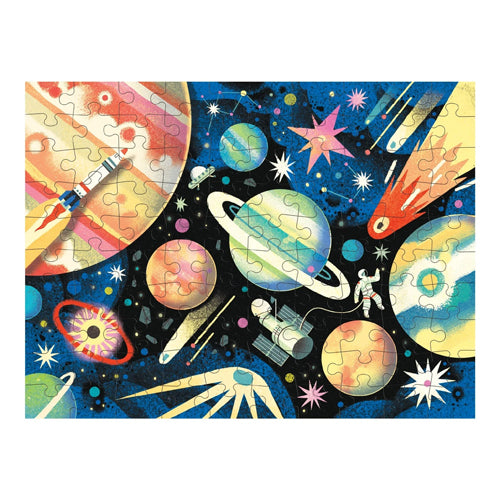 Space Mission Double Sided Jigsaw 100 Pieces Mudpuppy