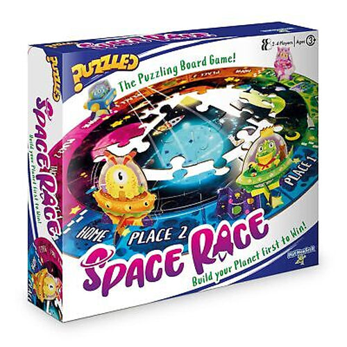 Space Race Puzzling Board Game