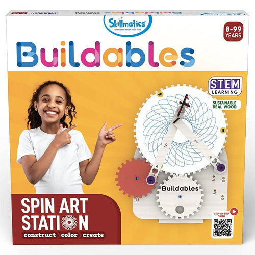 Skillmatics Buildables Spin Art Station 